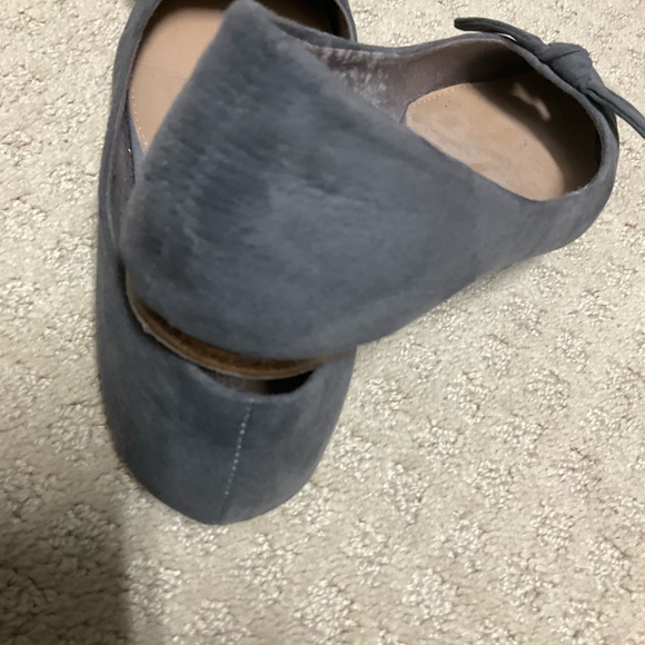 Grey faux suede flats - Picture 4 of 5
